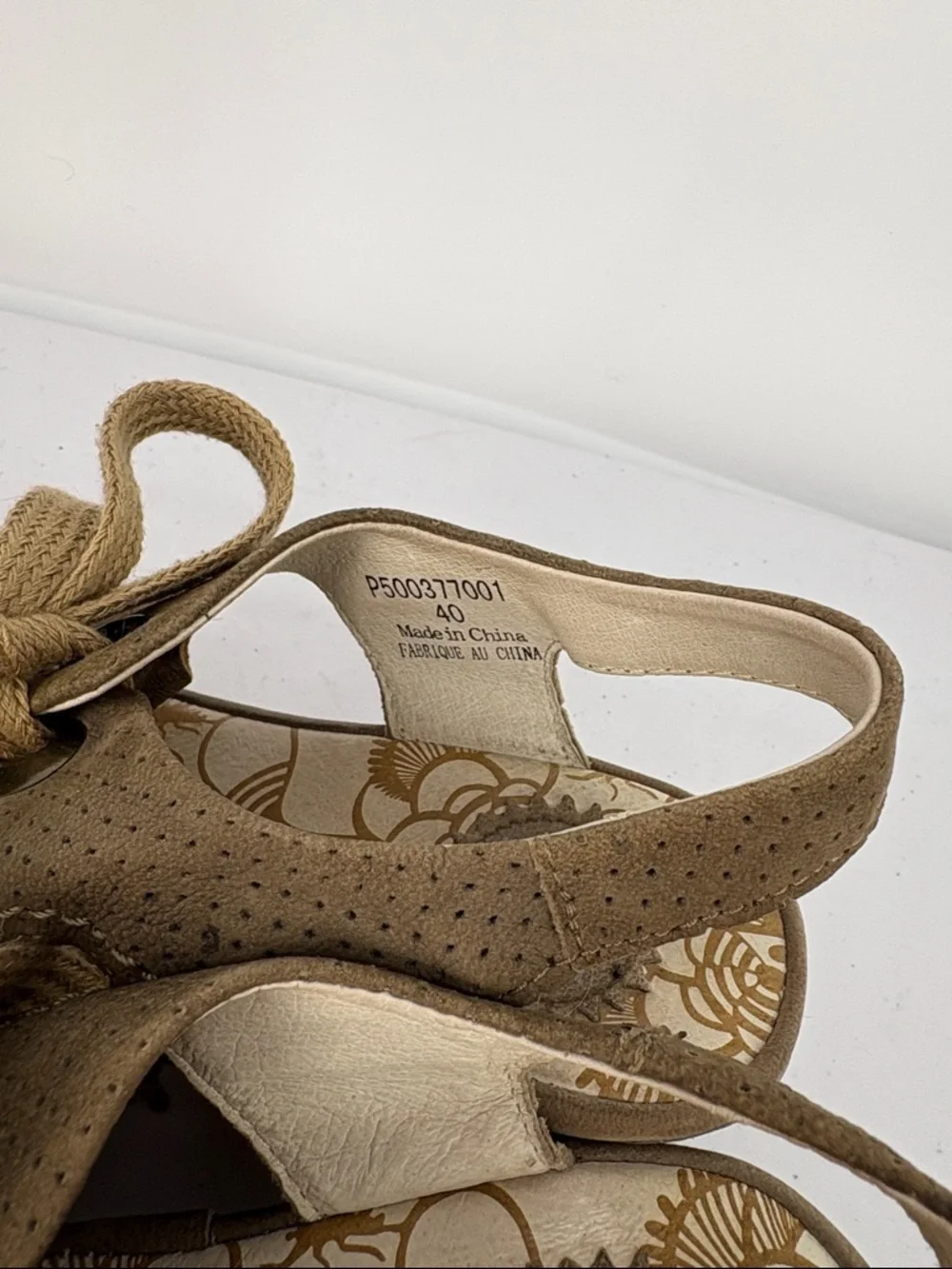 Fly London perforated suede